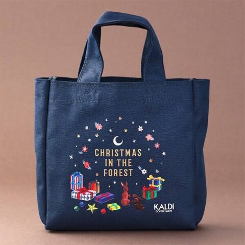 カルディのクリスマスミニバッグ