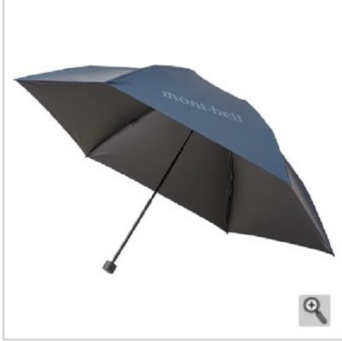 モンベルの日傘の画像