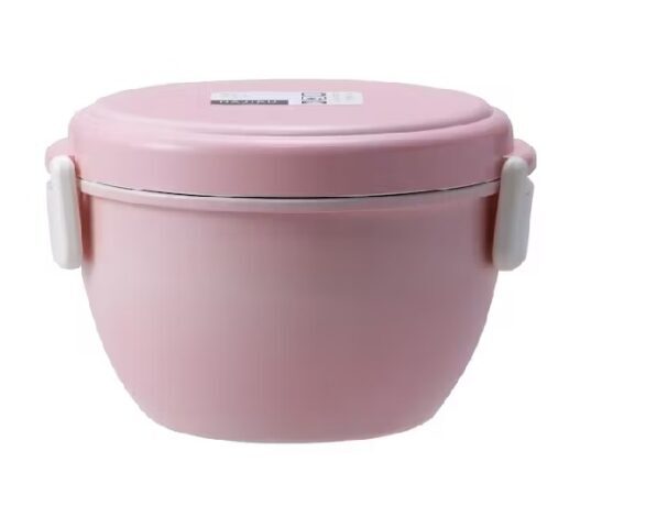 ピンクのどんぶり型弁当箱